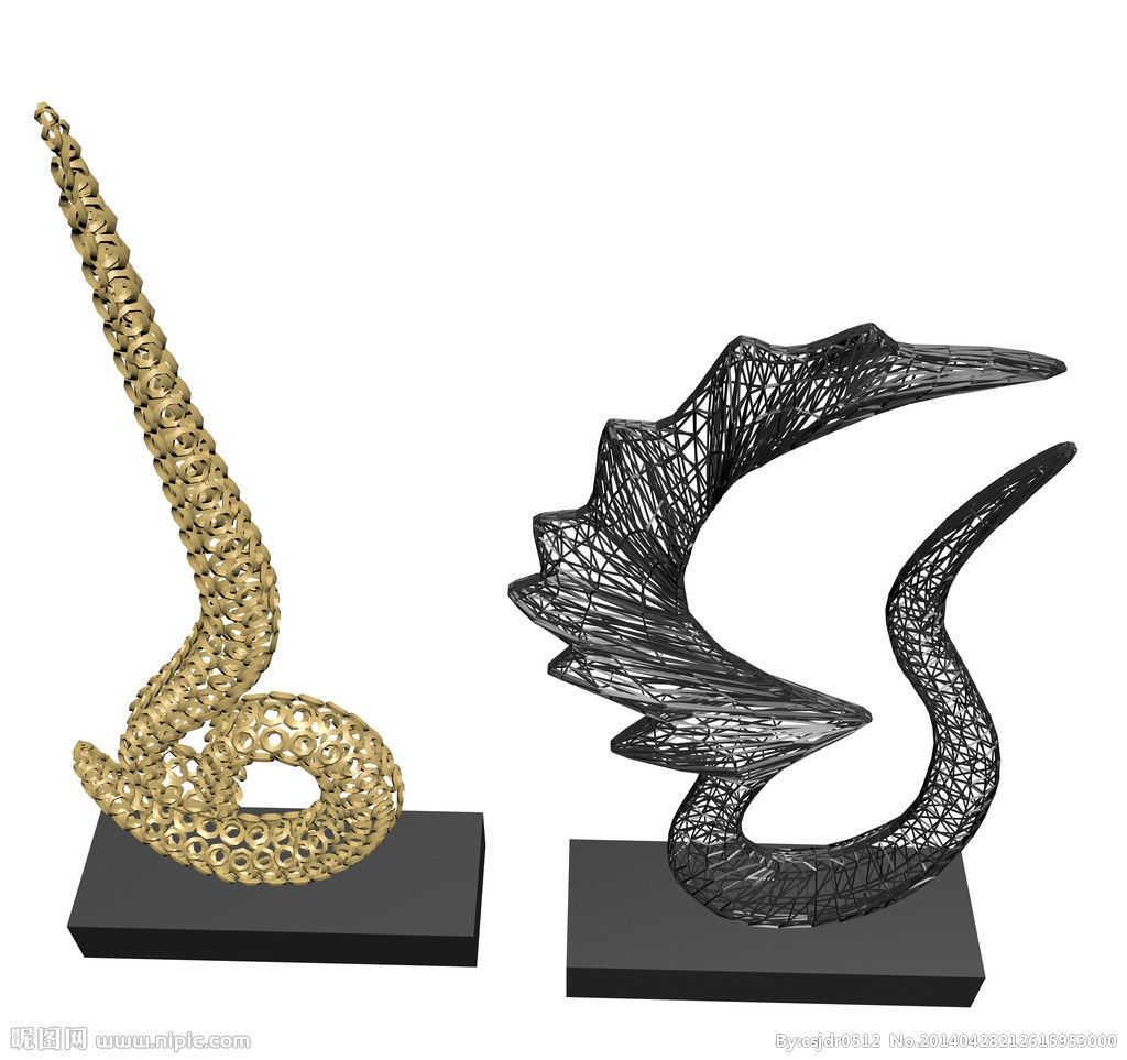 金屬藝術品設計圖_3d單體_3D設計_3D設計_設計圖庫