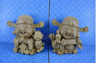 工藝品設計 雕塑 樹脂擺件 q版中國福 生肖
