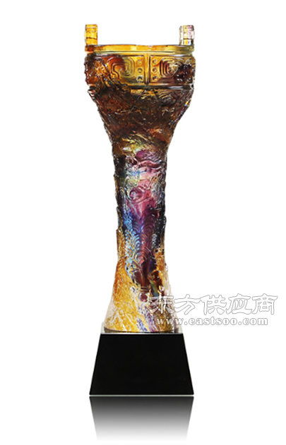 琉璃獎杯廠家 長出工藝品 琉璃獎杯圖片