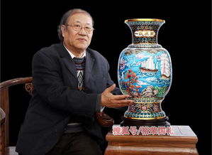 戴嘉林景泰藍一帆風順 景泰藍珍藏品 國寶景泰藍