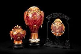 皆一堂百工藝術館 景泰藍精品藝術展 揭幕 國家首批非遺藝術品亮相深圳
