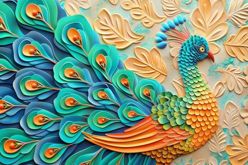 工藝品3d立體浮雕孔雀 海報(bào)設(shè)計(jì) 下載請(qǐng)至來(lái)源處